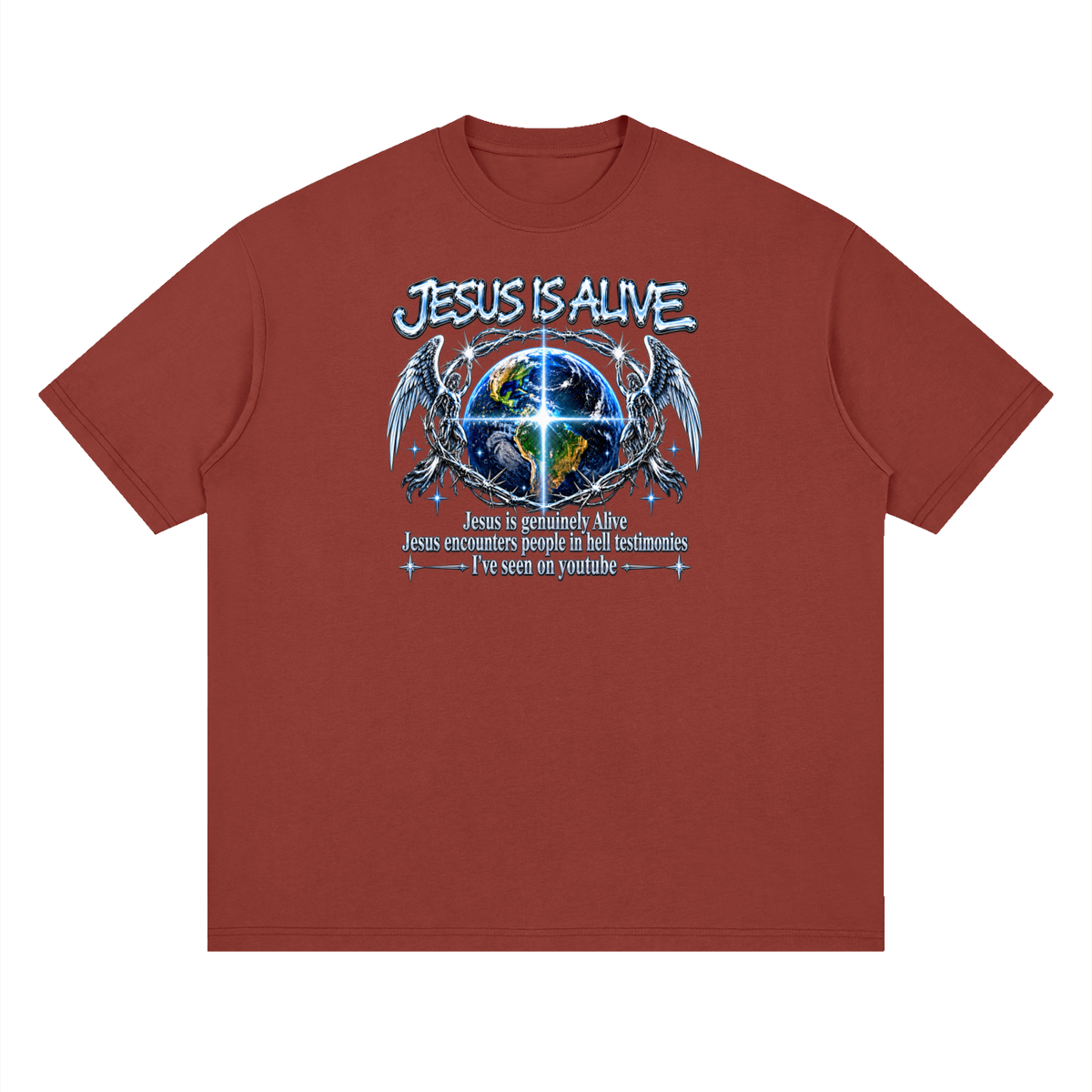 JESUS IS ALIVE Jesus is genuinely Alive Jesus encounters people in hell testimonies I've seen on youtube T-Shirt