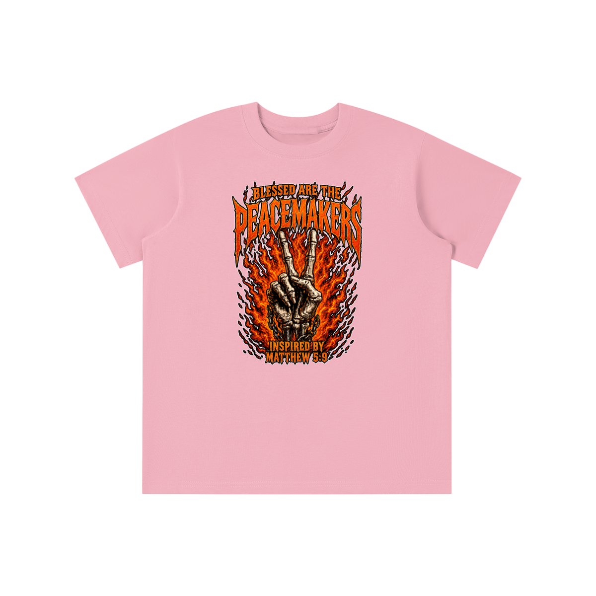BLESSED ARE THE PEACEMAKERS INSPIRED BY MATTHEW 5:9 youth T-shirt