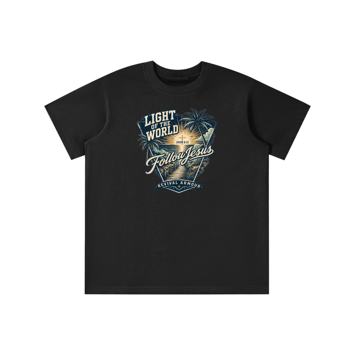 LIGHT OF THE WORLD FOLLOW JESUS REVIVAL ARMOUR youth T-shirt