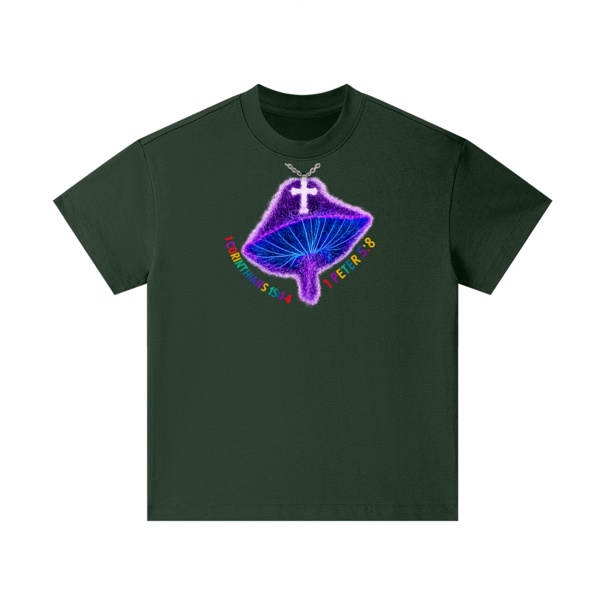 1 Corinthians 15:1-4 1 Peter 5:8 Kids T-Shirt
