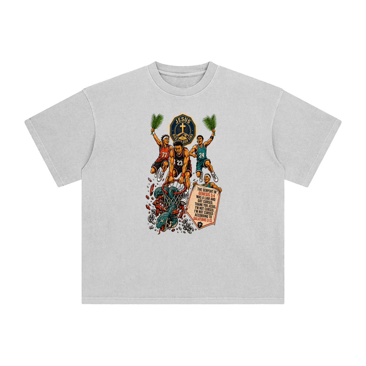 THE SERPENT IN GENESIS 3:4 WAS A LIAR AND GOT CURSED. THANK YOU JESUS. I'M NOT CURSED. I'M NOT CURSED ACCORDING TO GALATIANS 3:13. T-Shirt