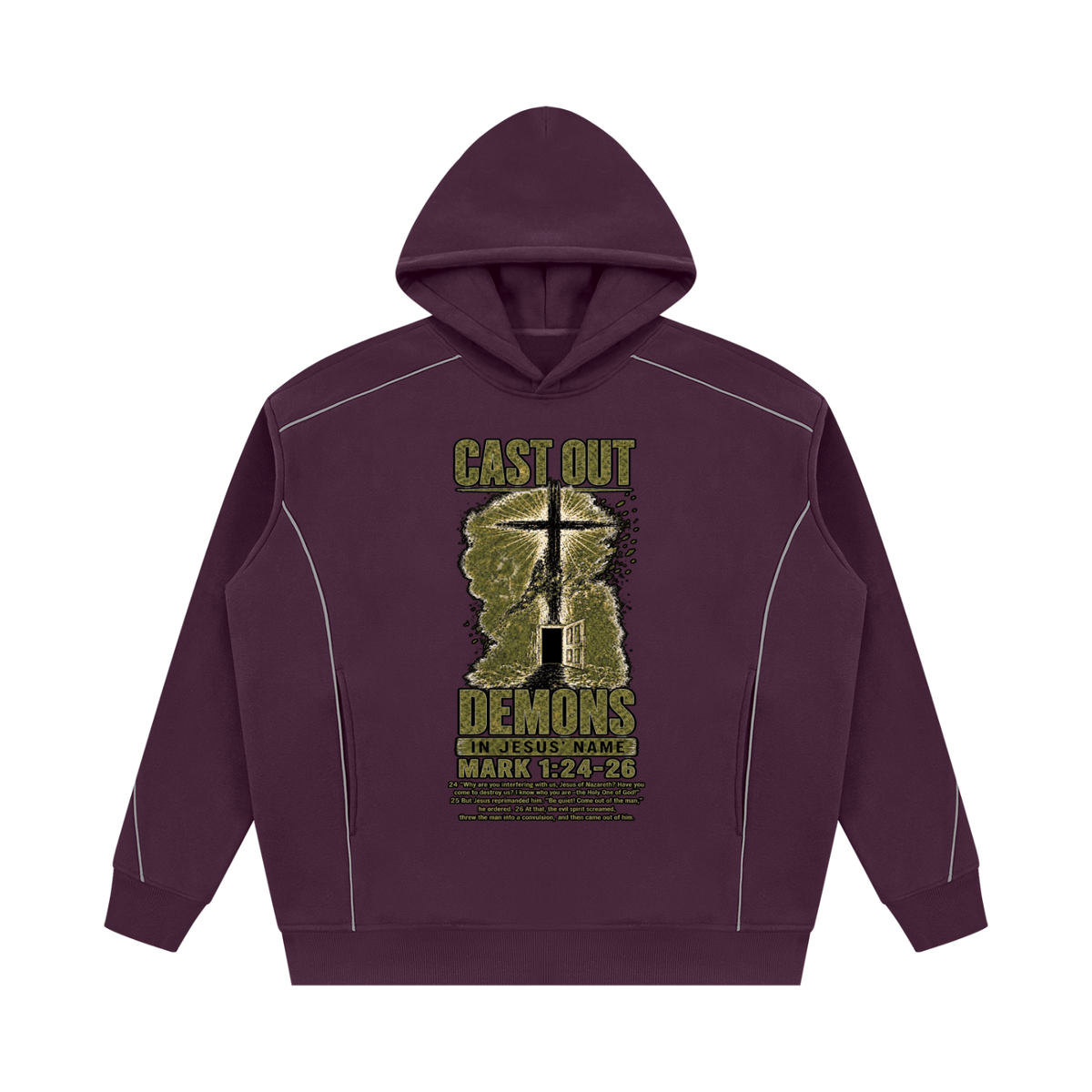 Mark 1:24-26 NLT Hoodie