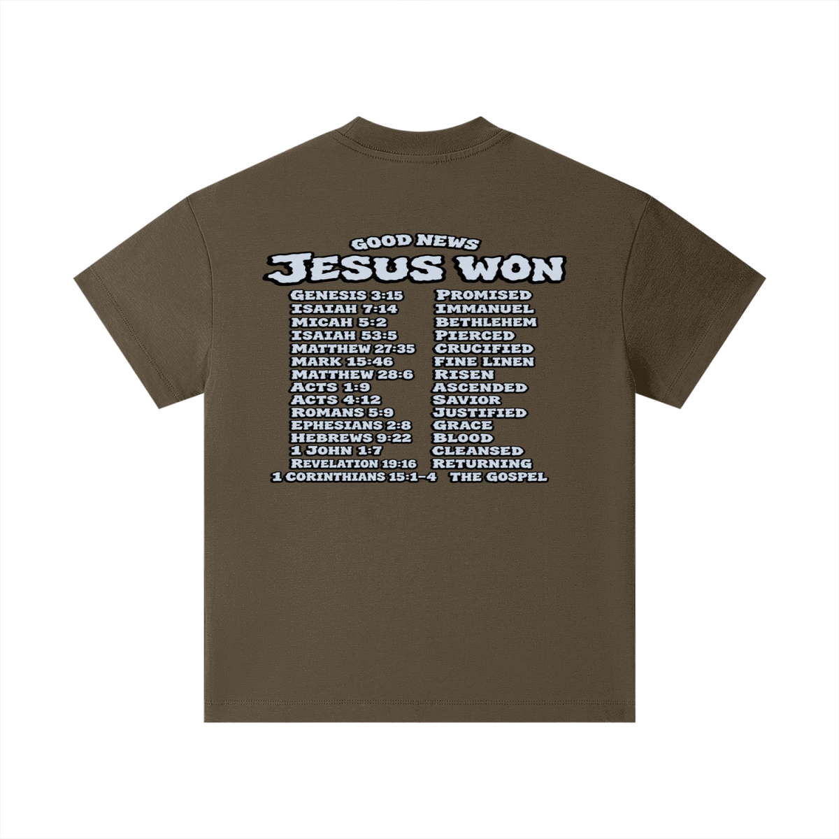 GOOD NEWS JESUS WON Kids T-Shirt