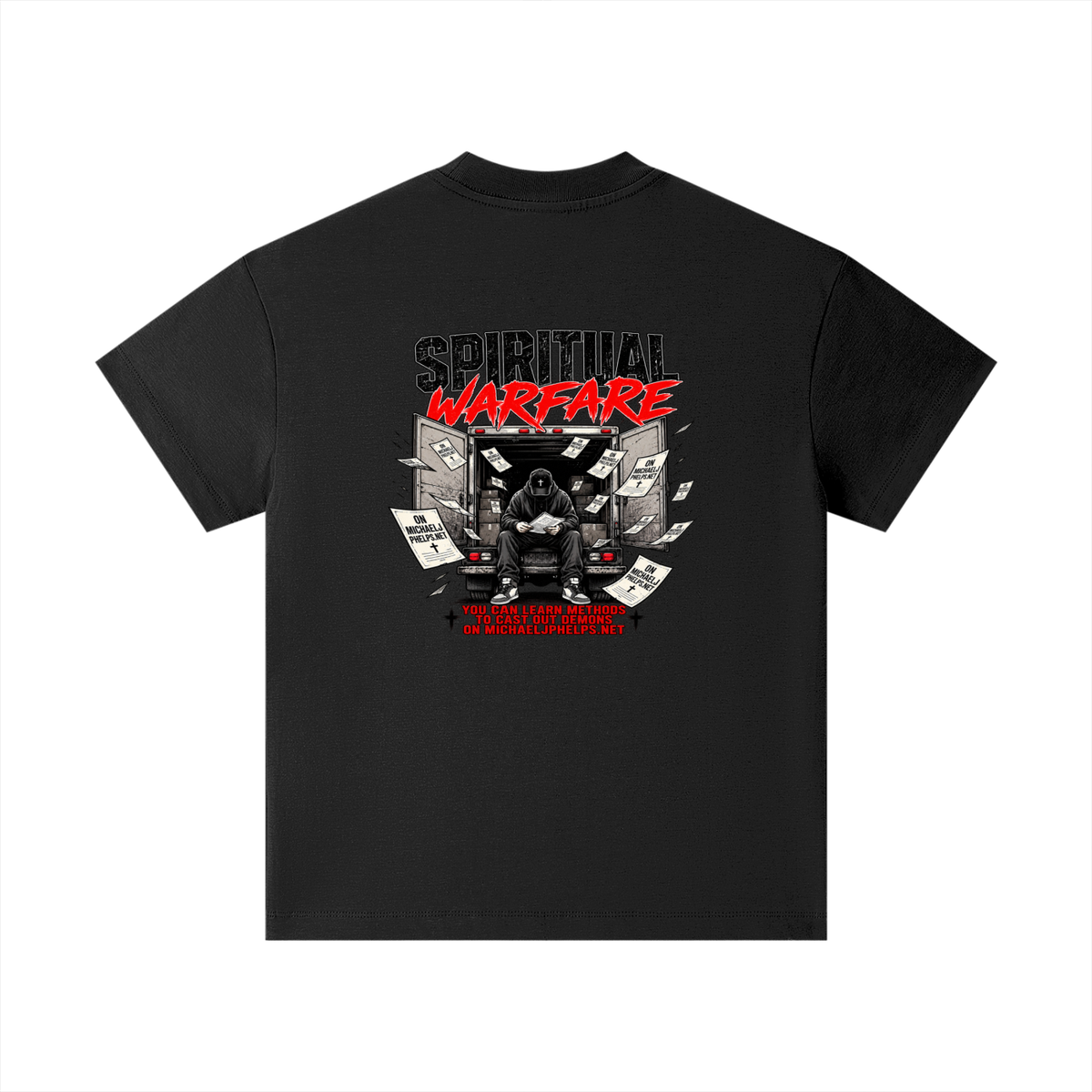 THE HOLY BIBLE THAT'S A GOOD BOOK SPIRITUAL WARFARE YOU CAN LEARN METHODS TO CAST OUT DEMONS ON MICHAELJPHELPS.NET Kids T-Shirt