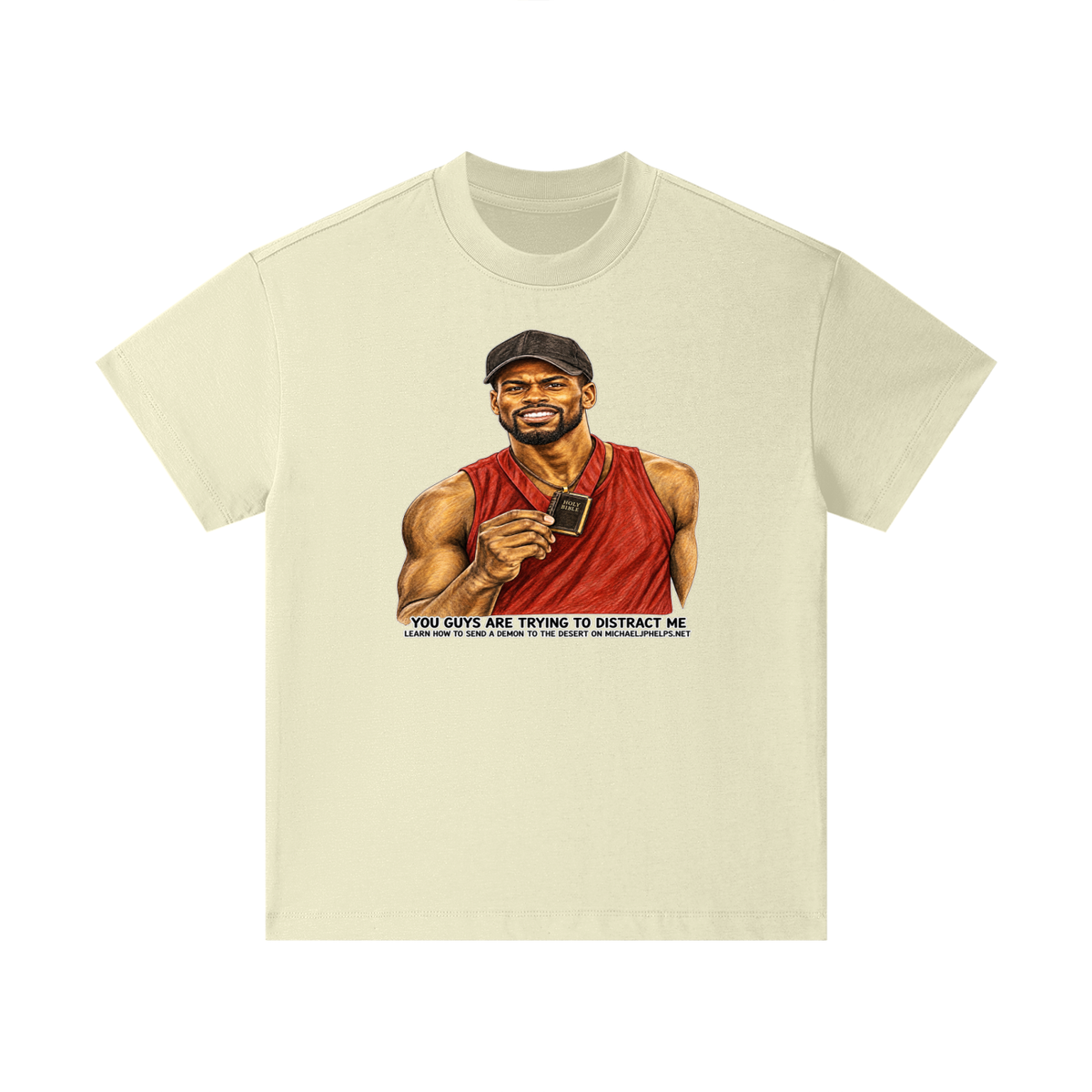 YOU GUYS ARE TRYING TO DISTRACT ME LEARN HOW TO SEND A DEMON TO THE DESERT ON MICHAELJPHELPS.NET Kids T-Shirt
