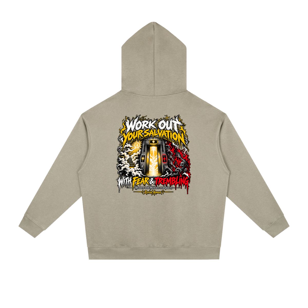THE WAGE OF SIN IS DEATH WORKOUT YOUR SALVATION WITH FEAR & TREMBLING Hoodie