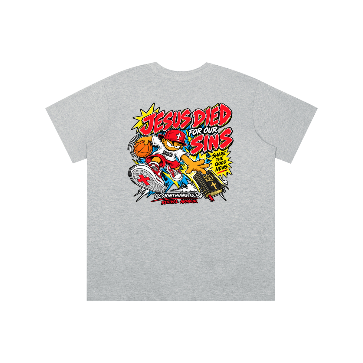 REVIVAL EST. 2026 ARMOUR JESUS DIED FOR OUR SINS youth T-shirt