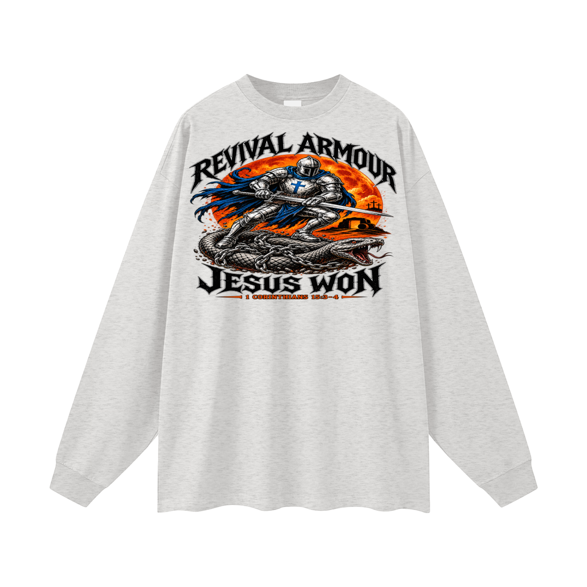 Revival Armour Jesus Won Long Sleeve T-Shirt