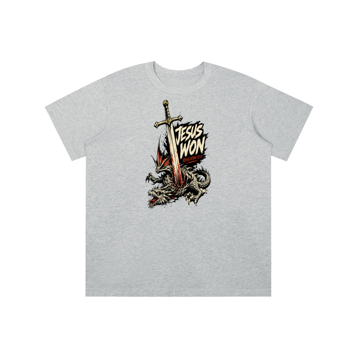 Jesus Won Revelation 12:11 youth T-shirt