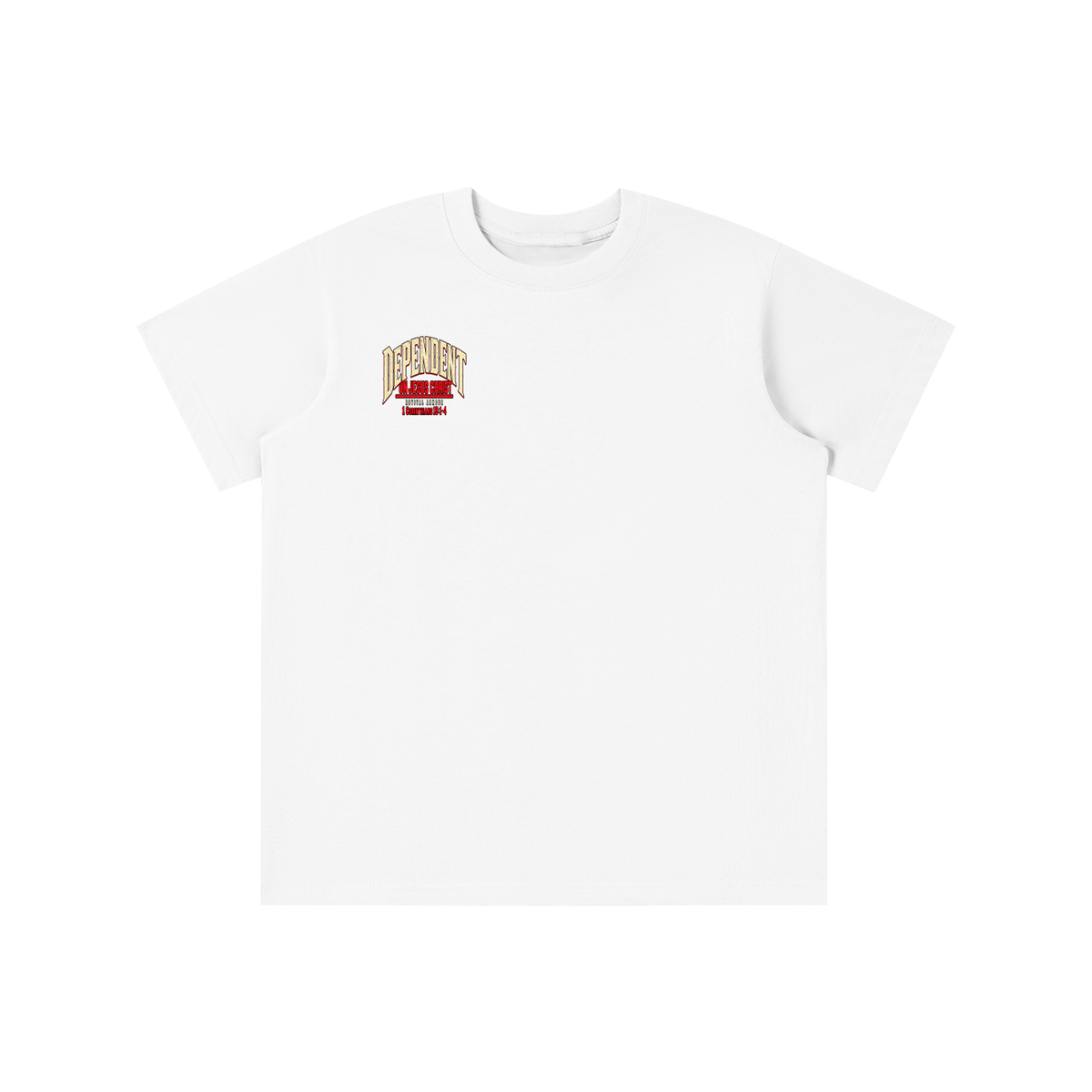 DEPENDANT ON JESUS CHRIST youth T-shirt