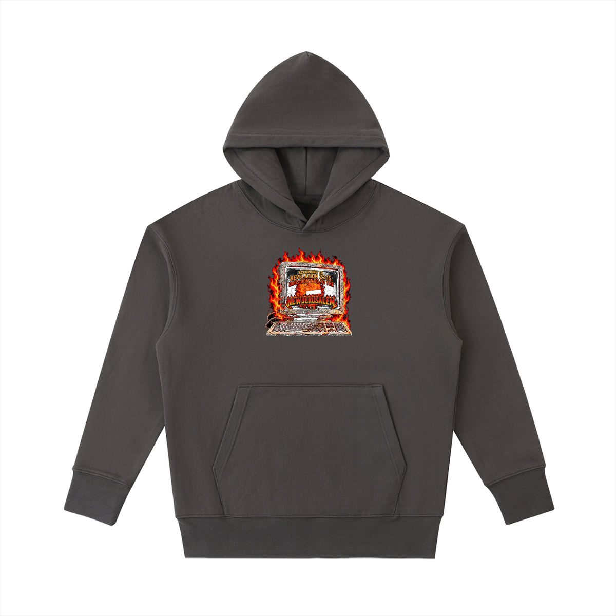 ACCORDING TO REVELATION 22:15, DOGS DON'T GO TO THE NEW JERUSALEM Hoodie