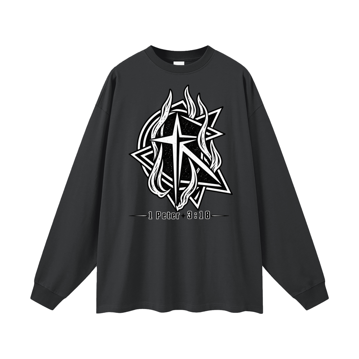 1 Peter 3:18 Long Sleeve T-Shirt