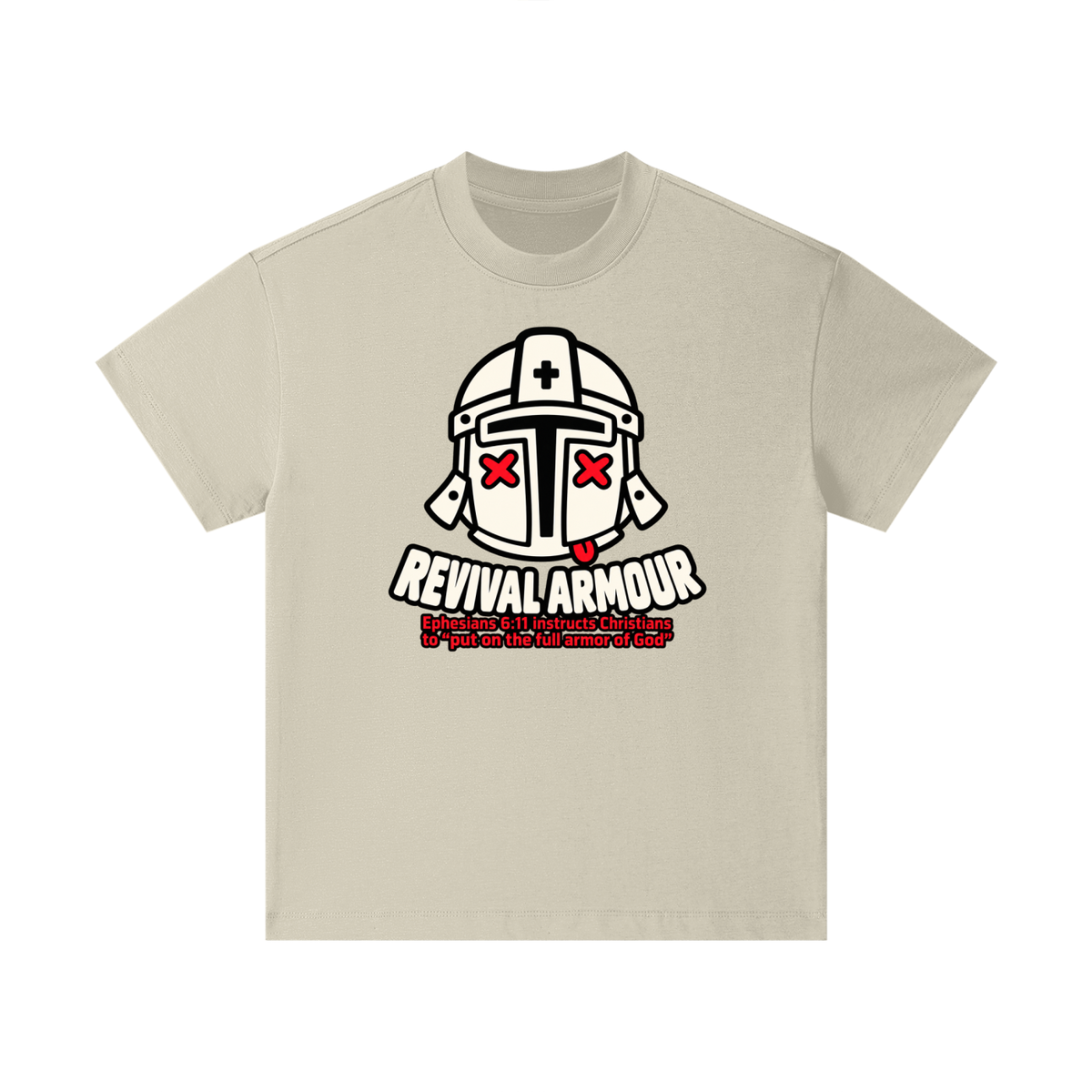 REVIVAL ARMOUR Ephesians 6:11 instructs Christians to "put on the full armor of God" Kids T-Shirt