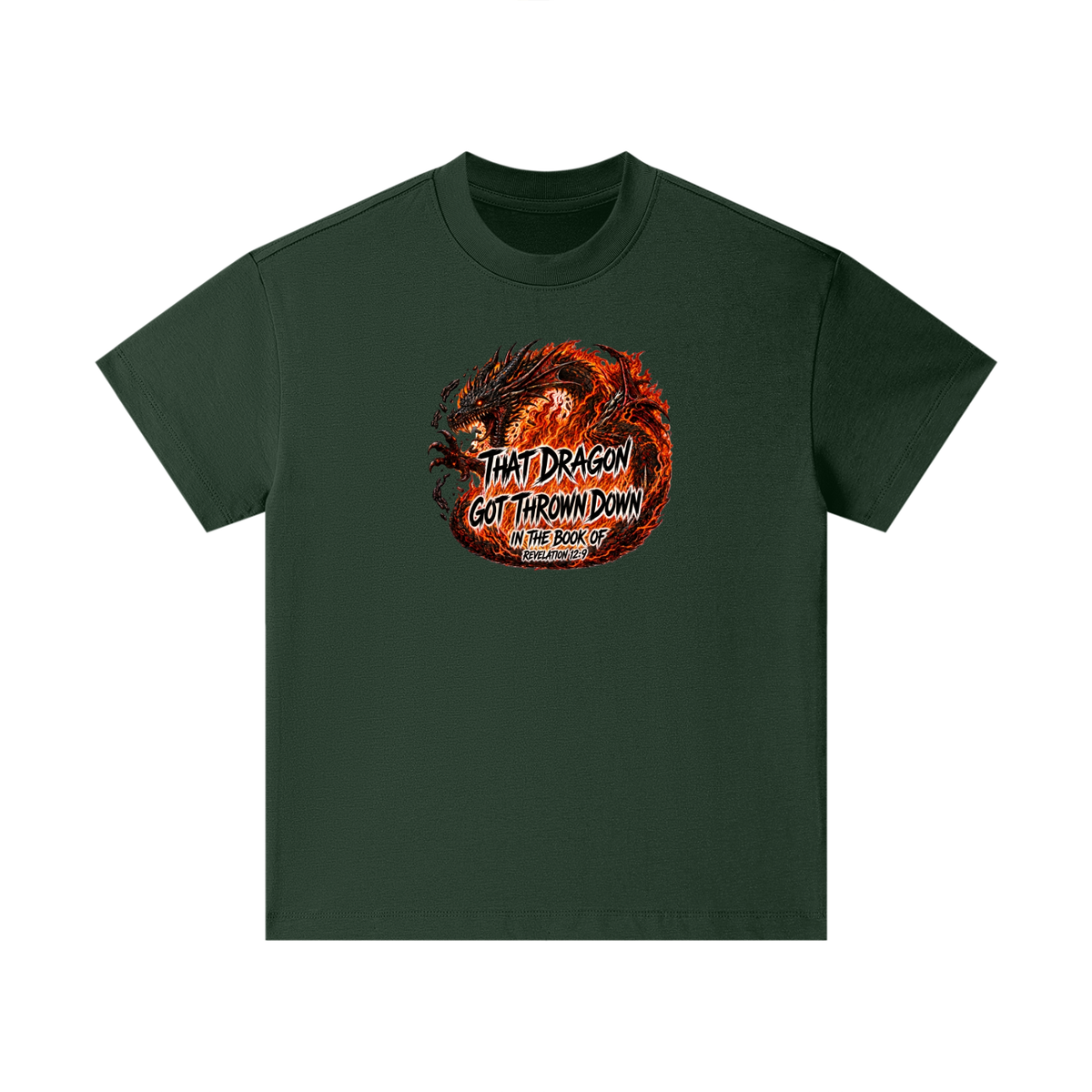 THAT DRAGON GOT THROWN DOWN IN THE BOOK OF REVELATION 12:9 Kids T-Shirt