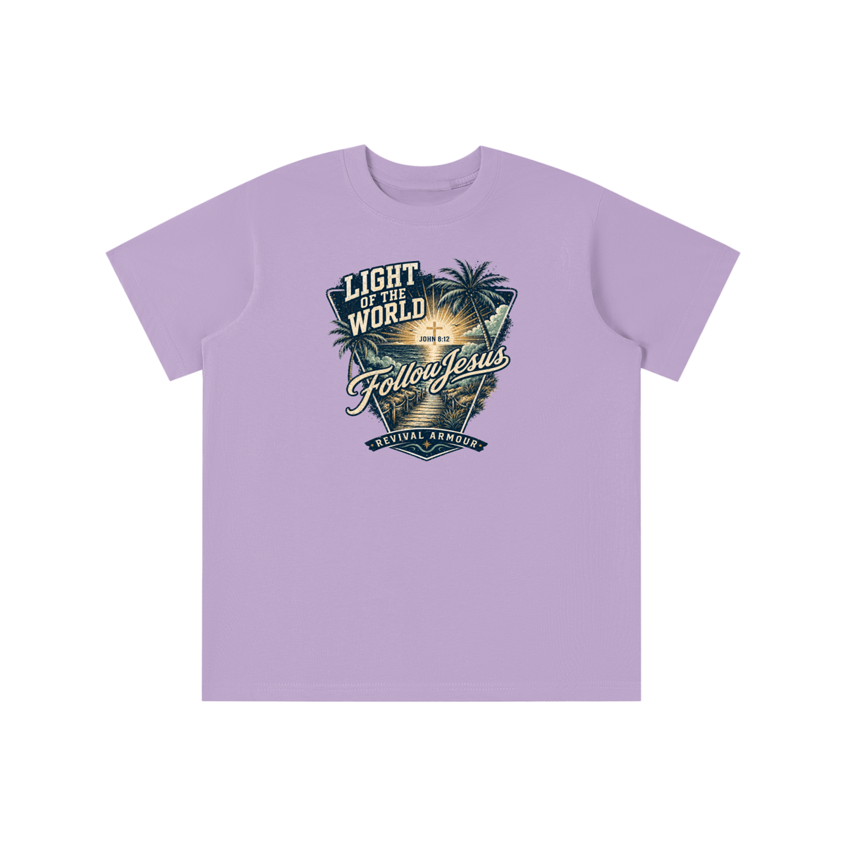 LIGHT OF THE WORLD FOLLOW JESUS REVIVAL ARMOUR youth T-shirt