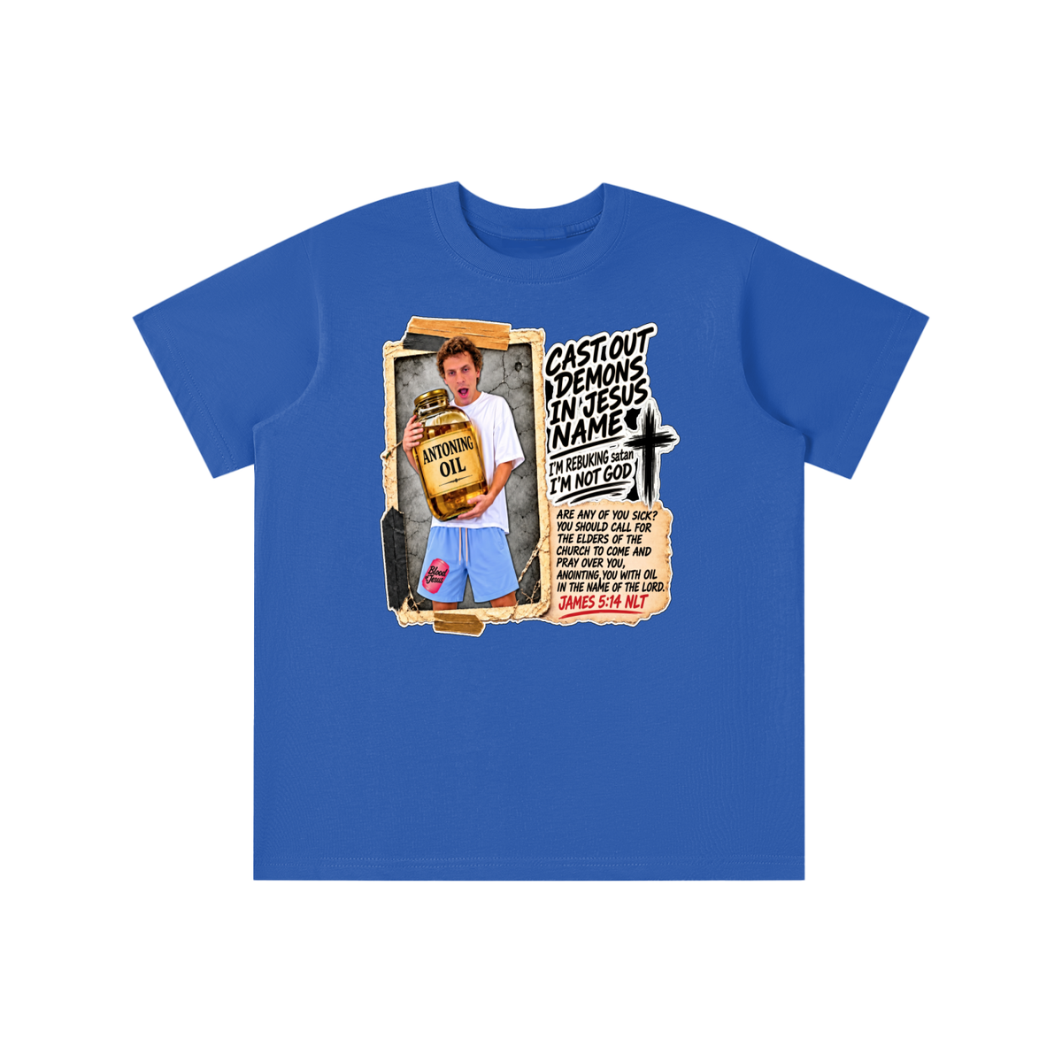 I'M REBUKING satan I'M NOT GOD youth T-shirt