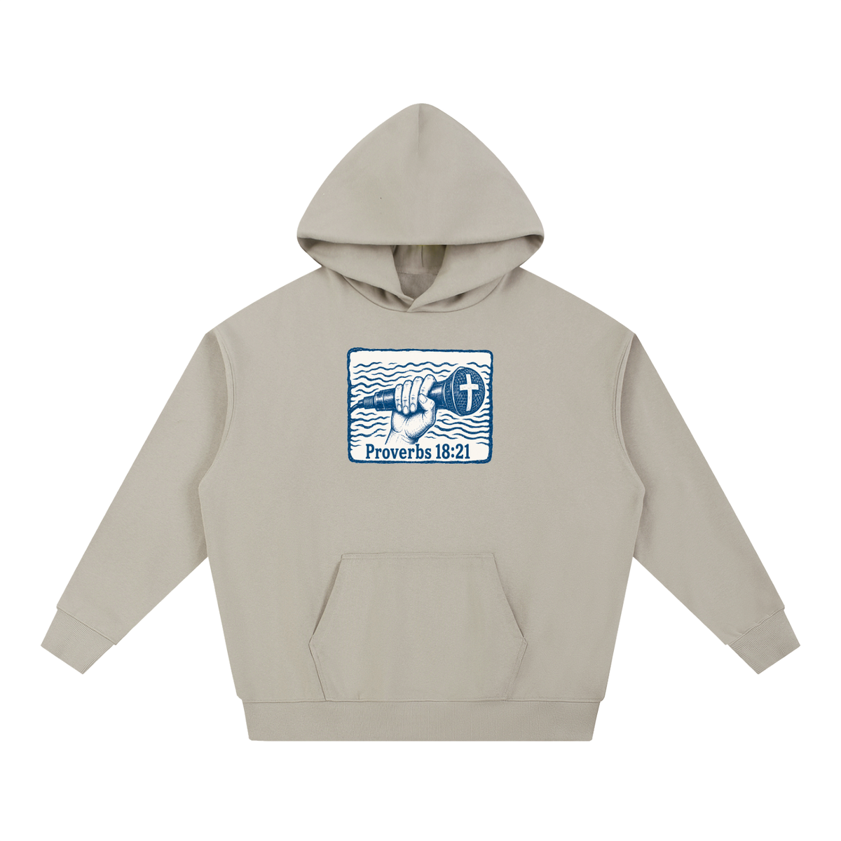 Proverbs 18:21 mic Hoodie