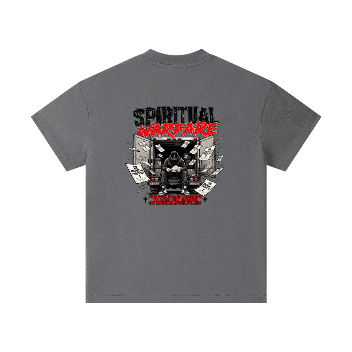 THE HOLY BIBLE THAT'S A GOOD BOOK SPIRITUAL WARFARE YOU CAN LEARN METHODS TO CAST OUT DEMONS ON MICHAELJPHELPS.NET Kids T-Shirt