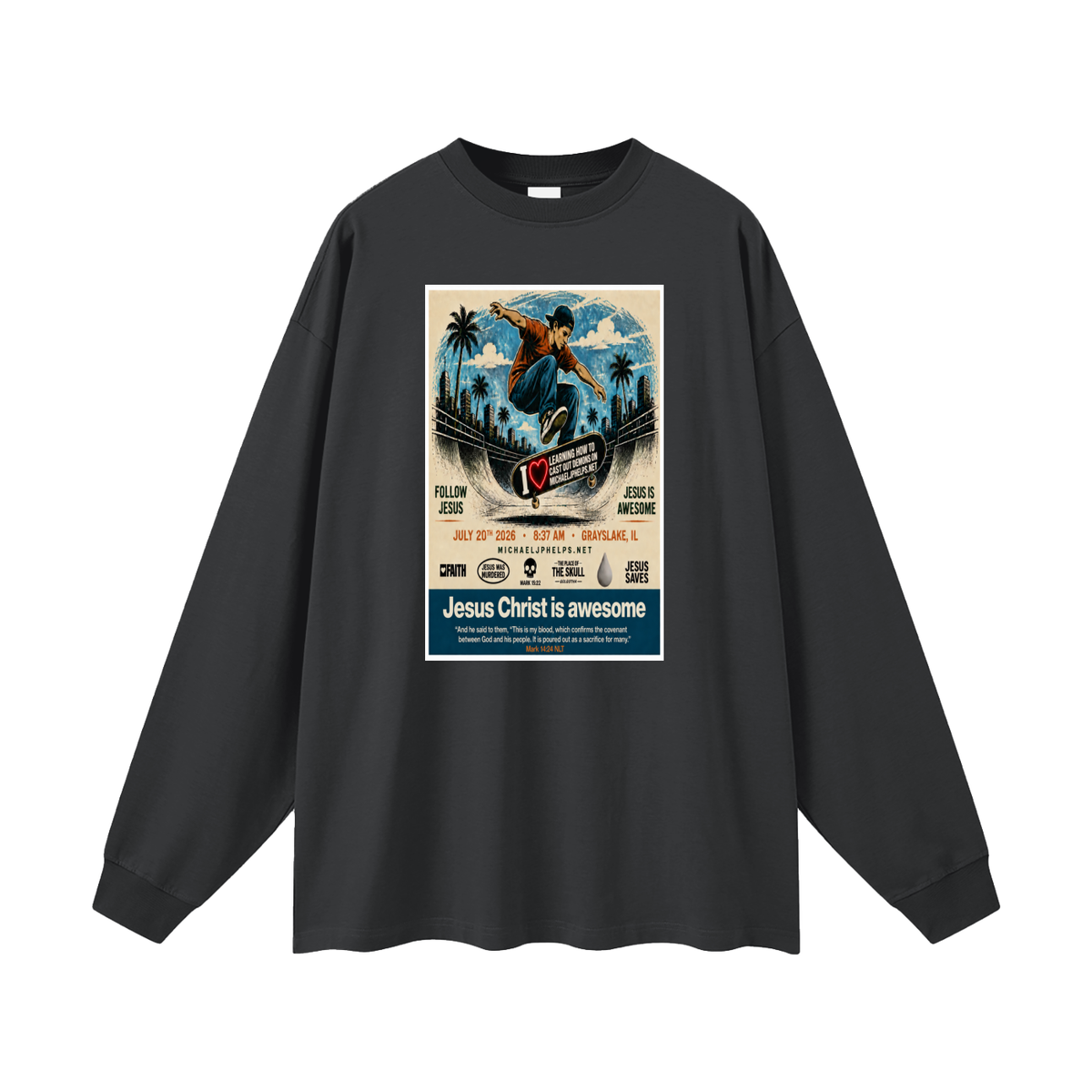 Jesus is awesome Long Sleeve T-Shirt