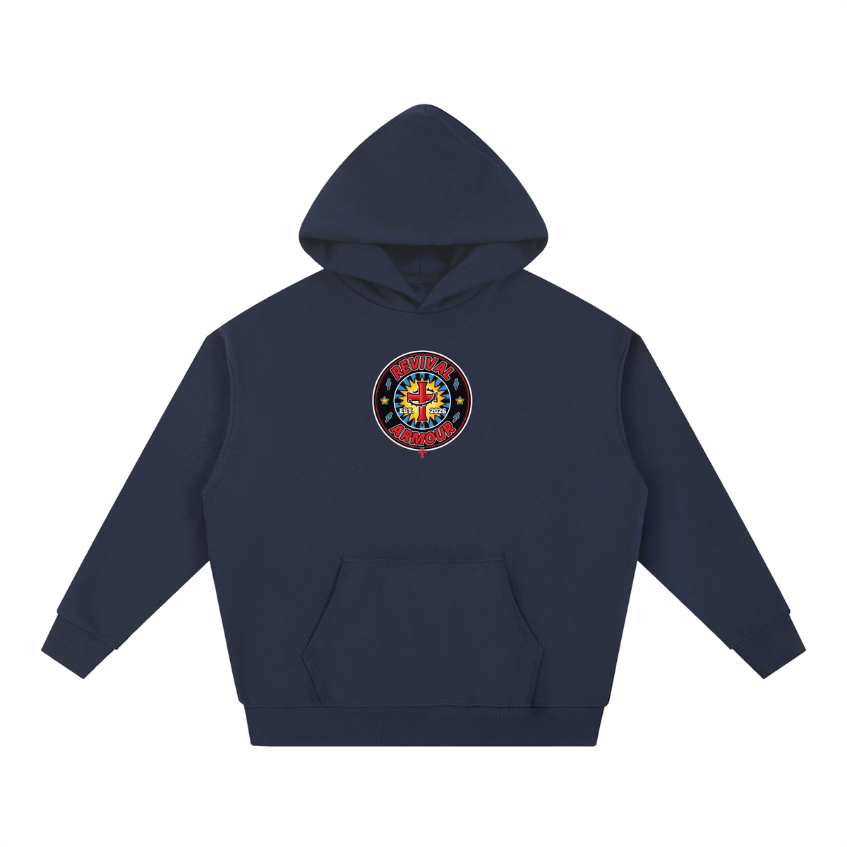 REVIVAL EST. 2026 ARMOUR JESUS DIED FOR OUR SINS Hoodie