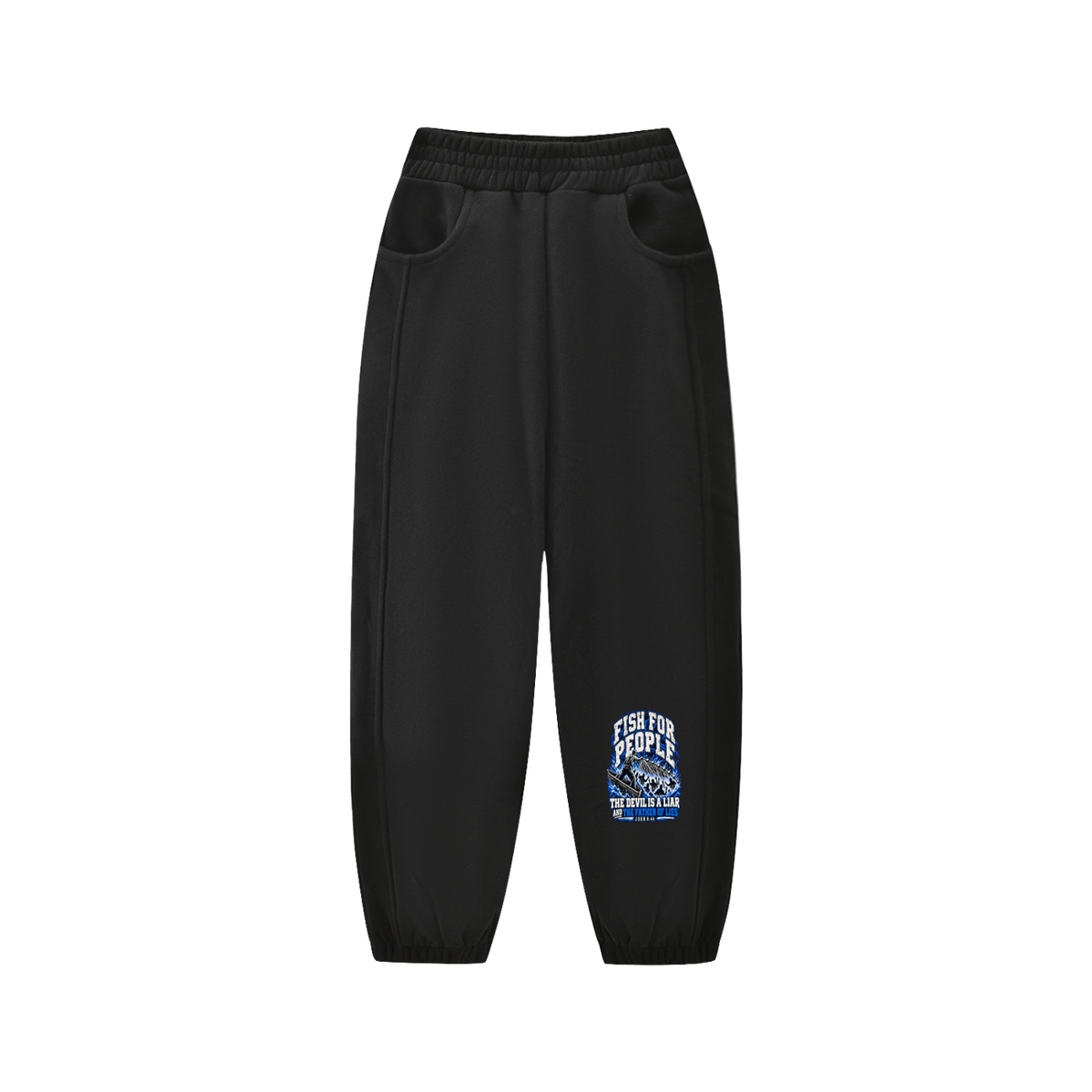 Fish for people youth Sweatpants