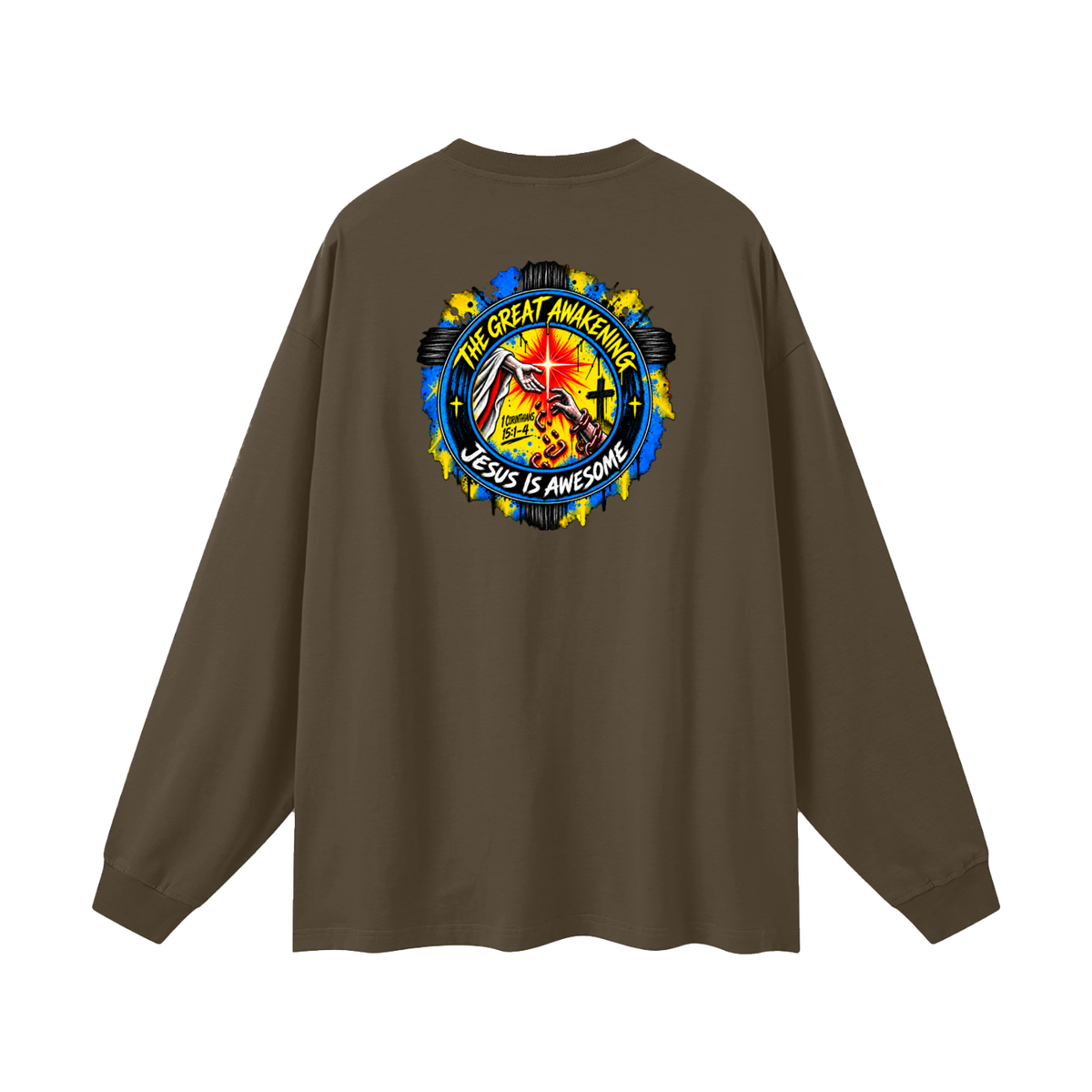 THE GREAT AWAKENING JESUS IS AWESOME Long Sleeve T-Shirt