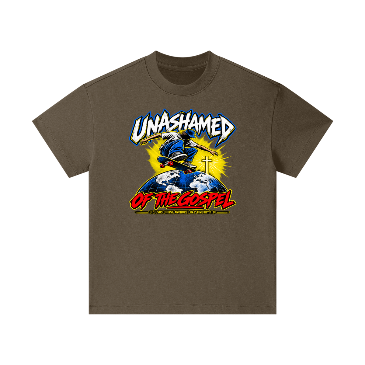 UNASHAMED OF THE GOPEL OF JESUS CHIRST ANCHORED IN 2 TIMOTHY 1:8 Kids T-Shirt