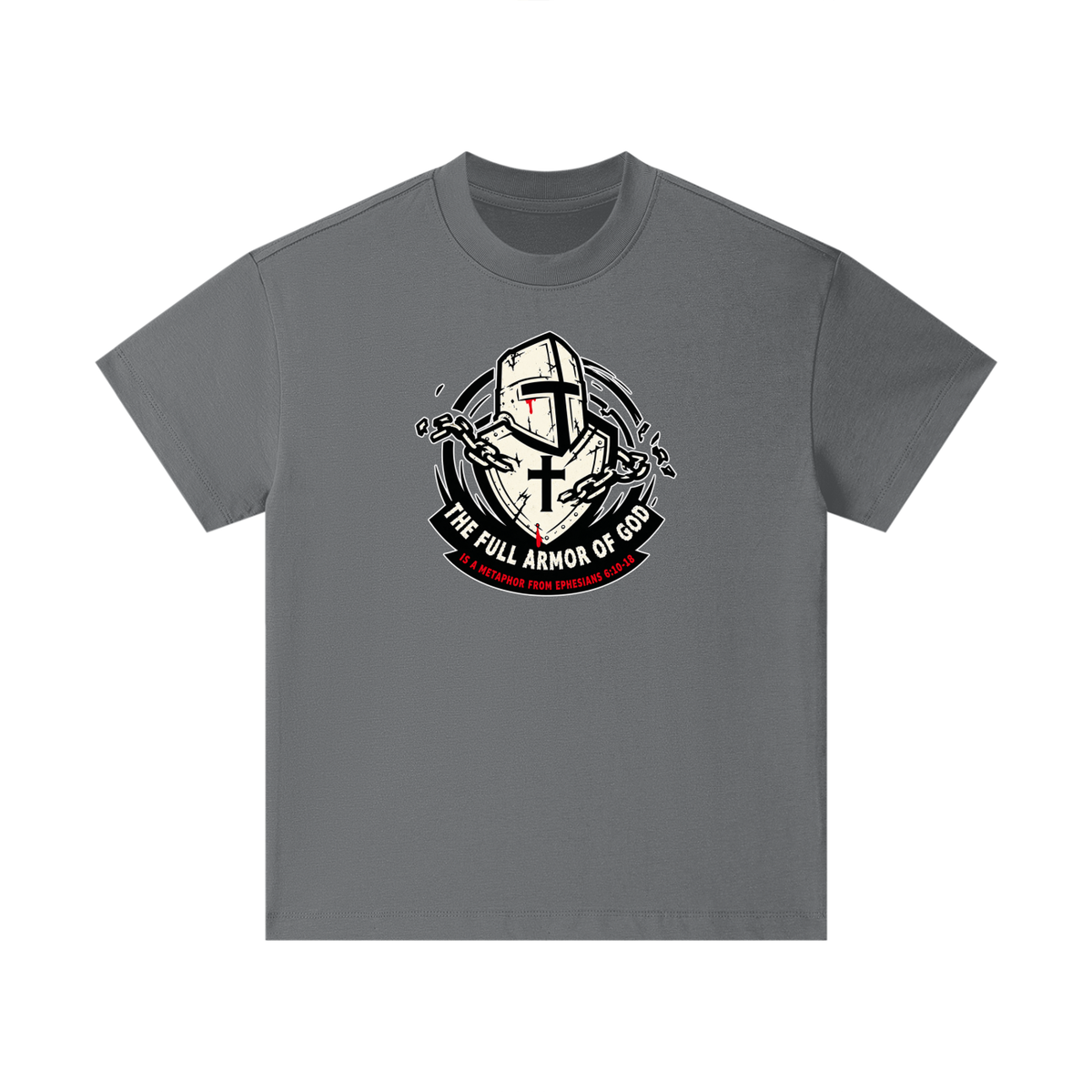 THE FULL ARMOR OF GOD IS A METAPHOR FROM EPHESIANS 6:10-18 Kids T-Shirt