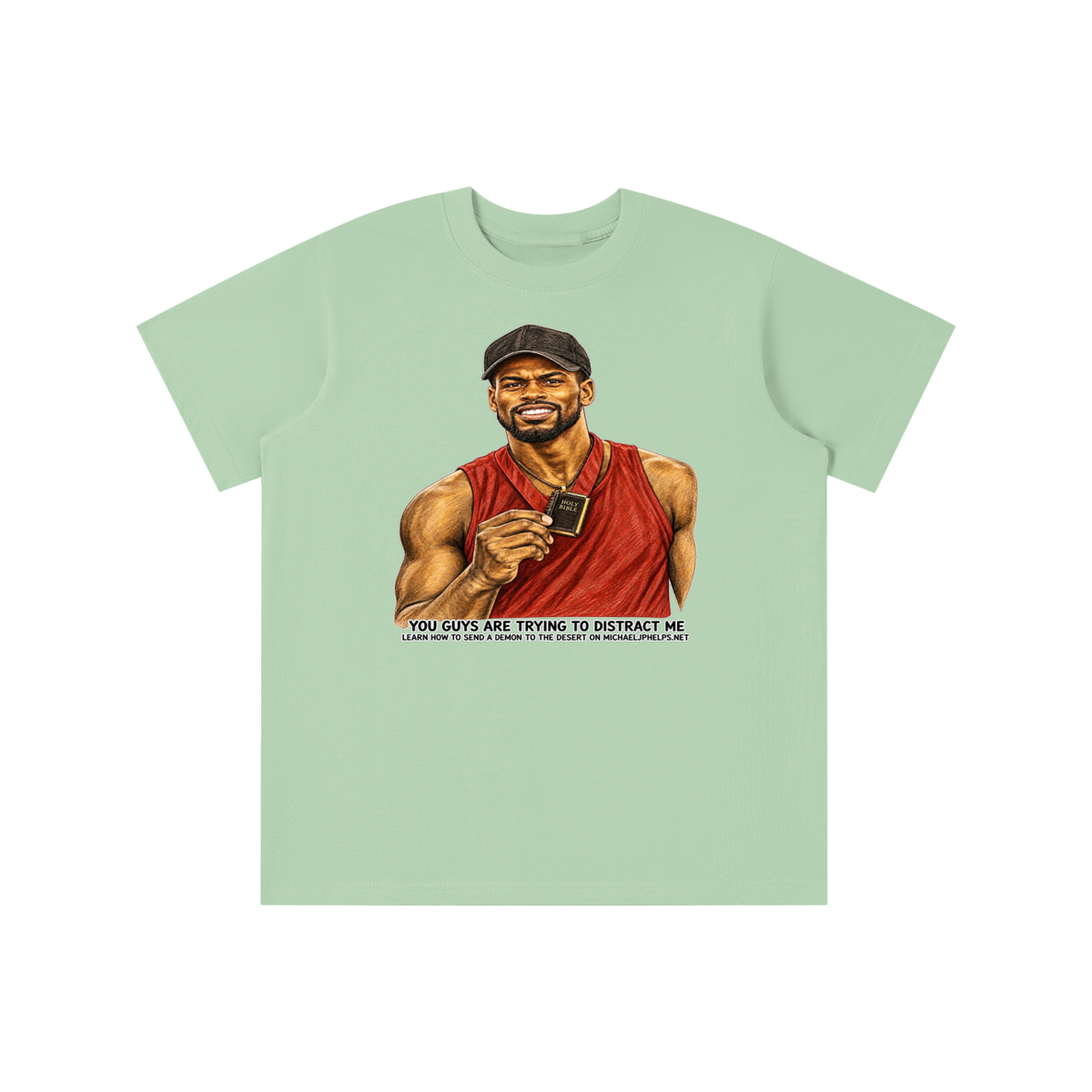 YOU GUYS ARE TRYING TO DISTRACT ME LEARN HOW TO SEND A DEMON TO THE DESERT ON MICHAELJPHELPS.NET youth T-shirt