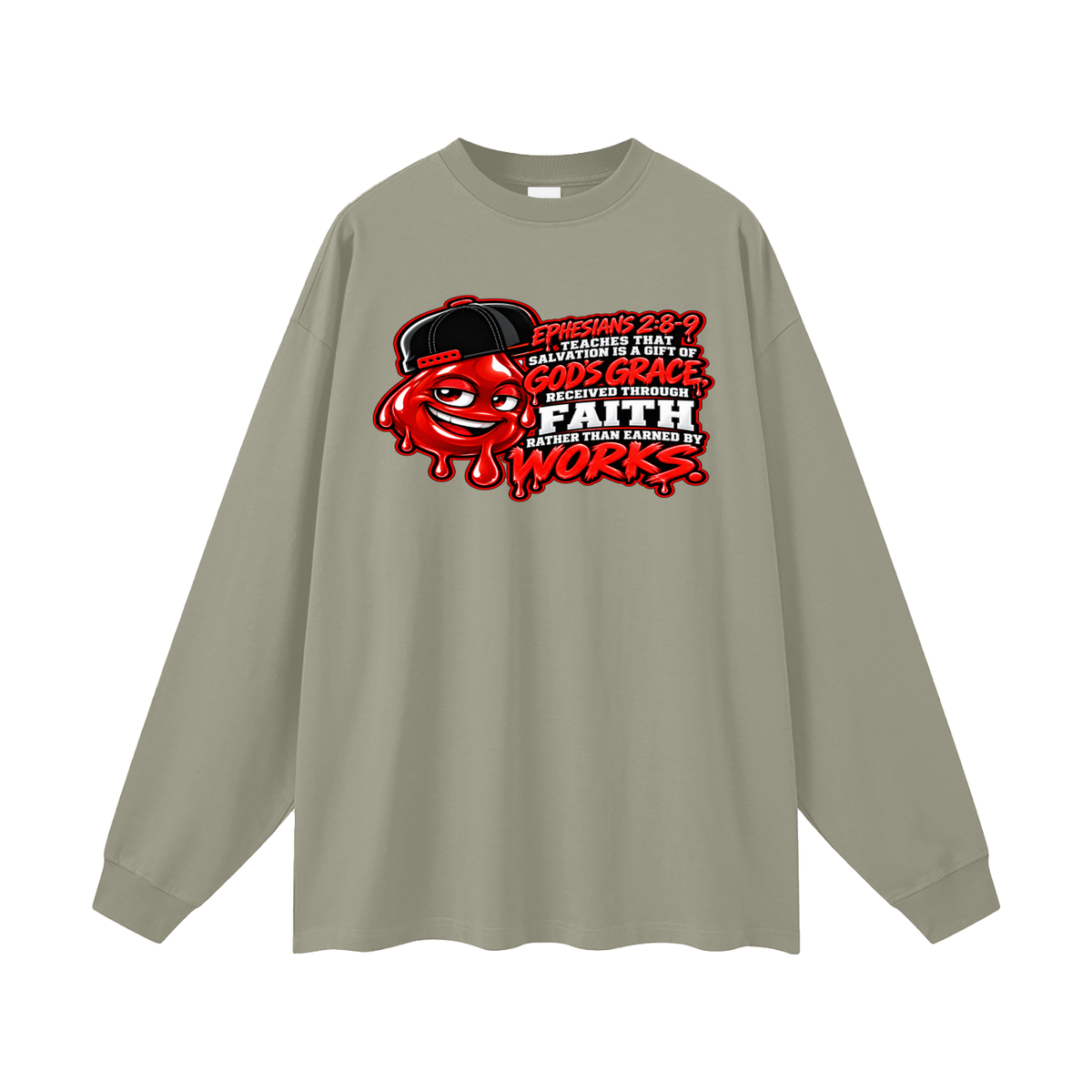 Ephesians 2:8-9 inspired Long Sleeve T-Shirt