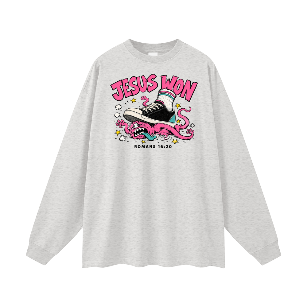 Jesus Won Long Sleeve T-Shirt