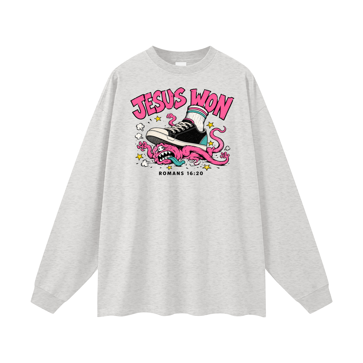 Jesus Won Long Sleeve T-Shirt