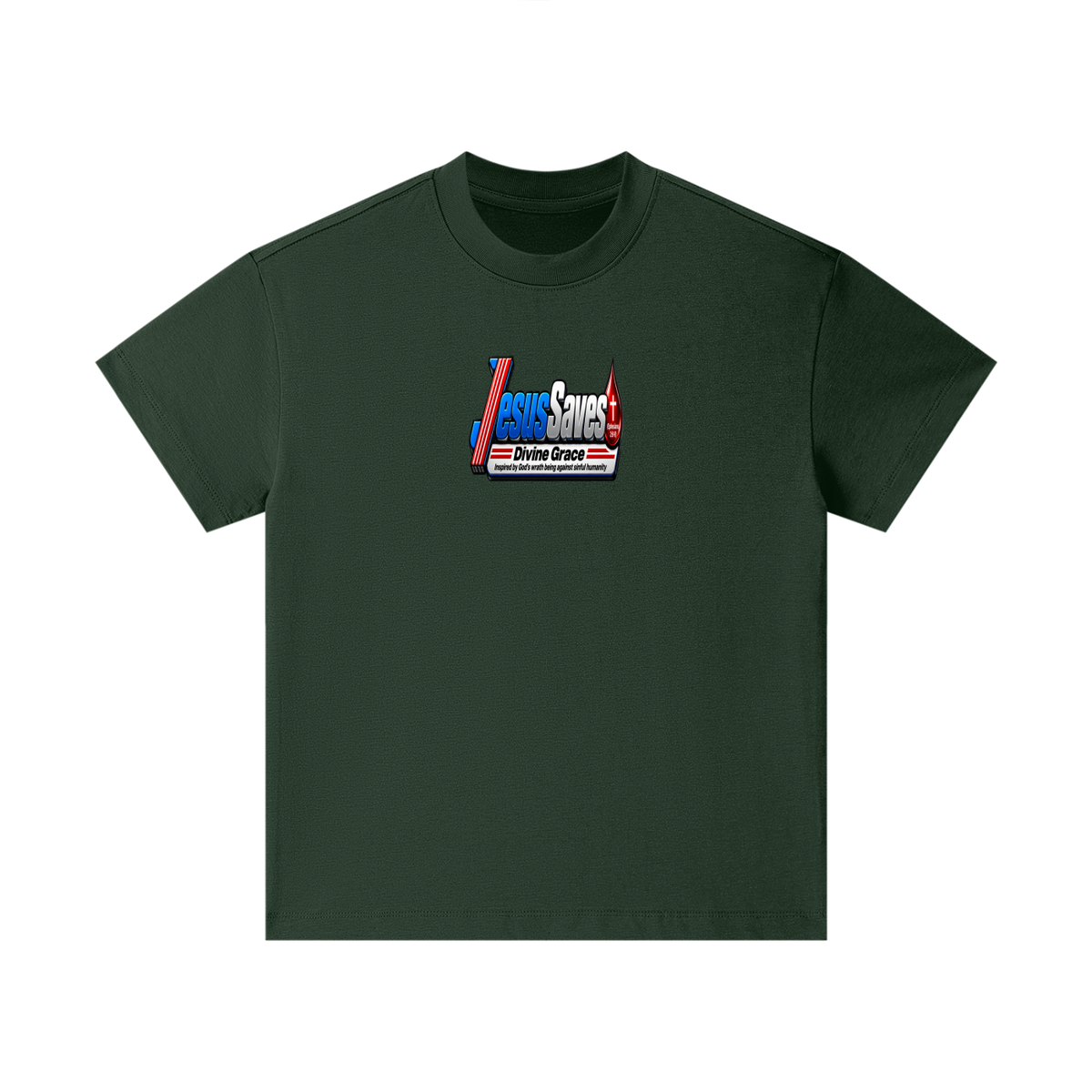 JESUS SVAES (EPHESIANS 2:8-9) DIVINE GRACE INSPIRED BY GOD'S WRATH BEING AGAINST SINFUL HUMANITY Kids T-Shirt