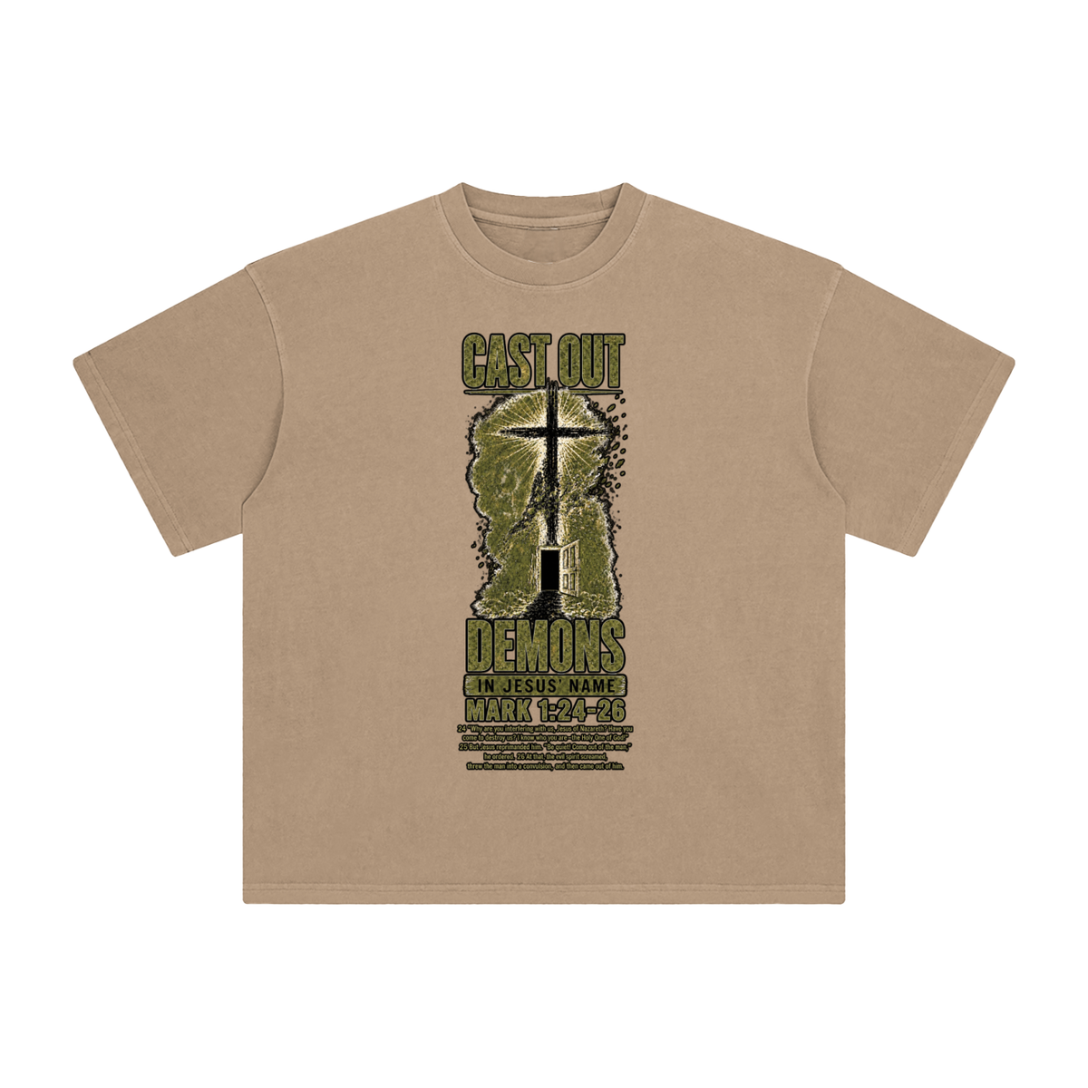 Mark 1:24-26 NLT T-Shirt