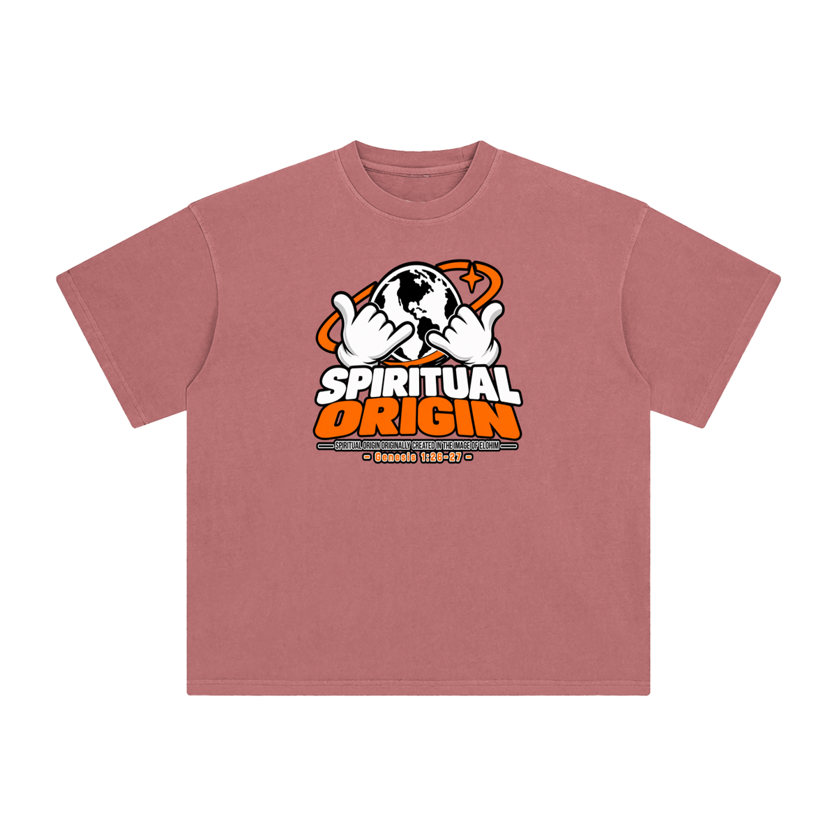 SPIRITUAL ORGIN SPIRITUAL ORGIN ORIGINALLY CREATED IN THE IMAGE OF ELOHIM - GENESIS 1:26-27 - T-Shirt