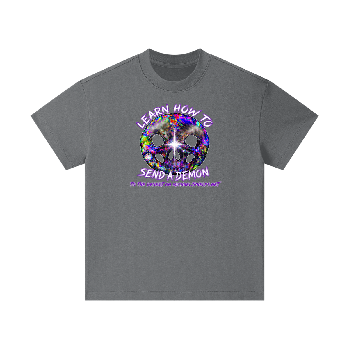 LEARN HOW TO SEND A DEMON TO THE DESERT ON MICHAELJPHELPS.NET Kids T-Shirt