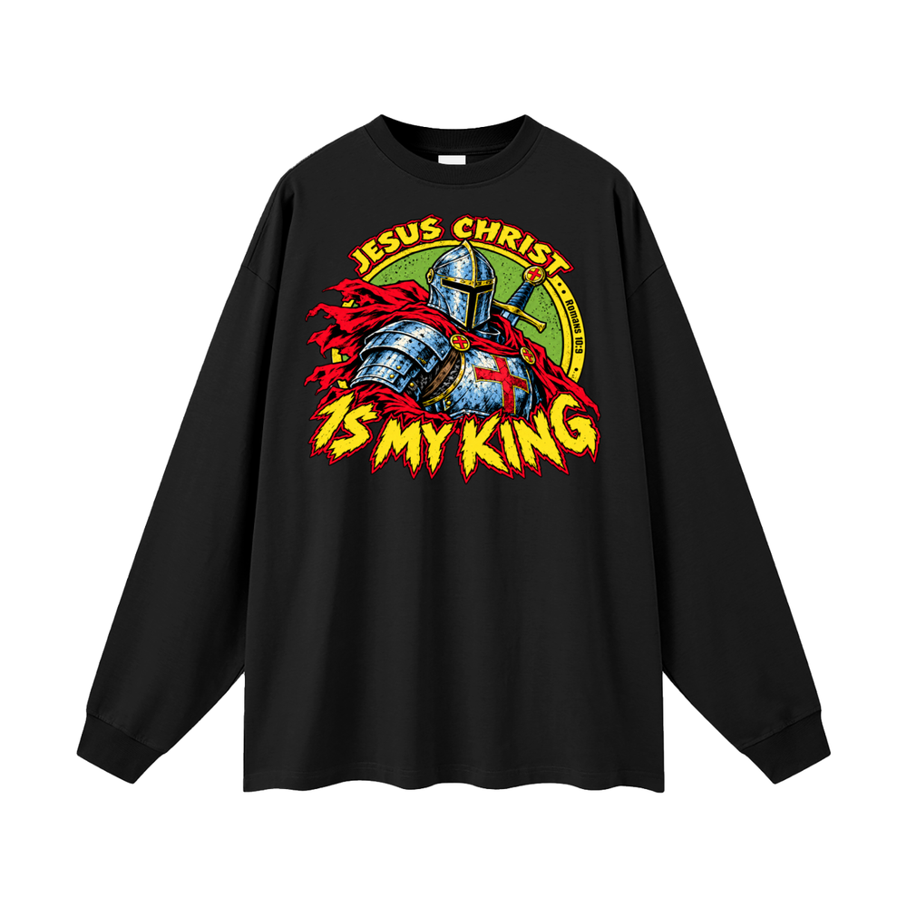 Jesus Christ is my King Long Sleeve T-Shirt