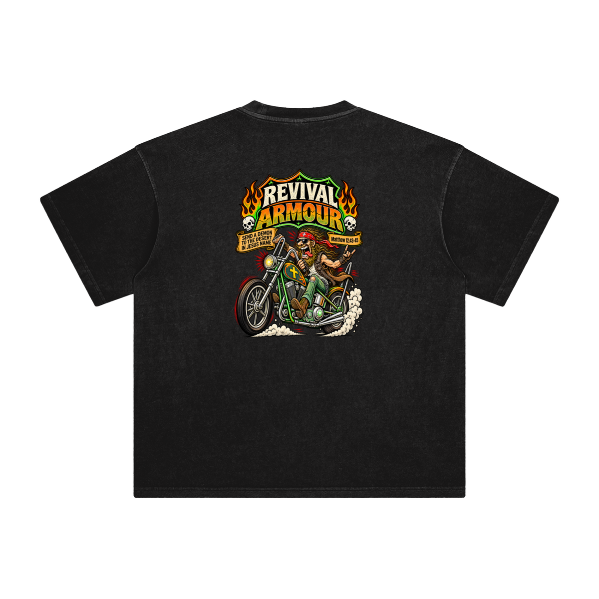 JESUS SAVES REVIVAL ARMOUR SEND A DEMON TO THE DESERT IN THE NAME OF JESUS T-Shirt