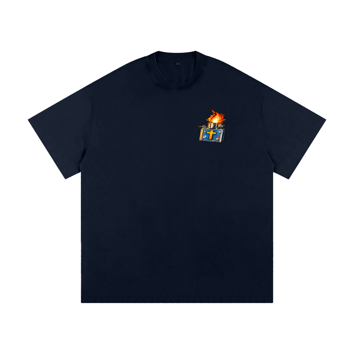 JESUS SAVES FROM IRE THAT GOES OUT AND DOGS DON'T GO TO THE NEW JERUSALEM ACCORDING TO REVELATION 22:15 T-Shirt