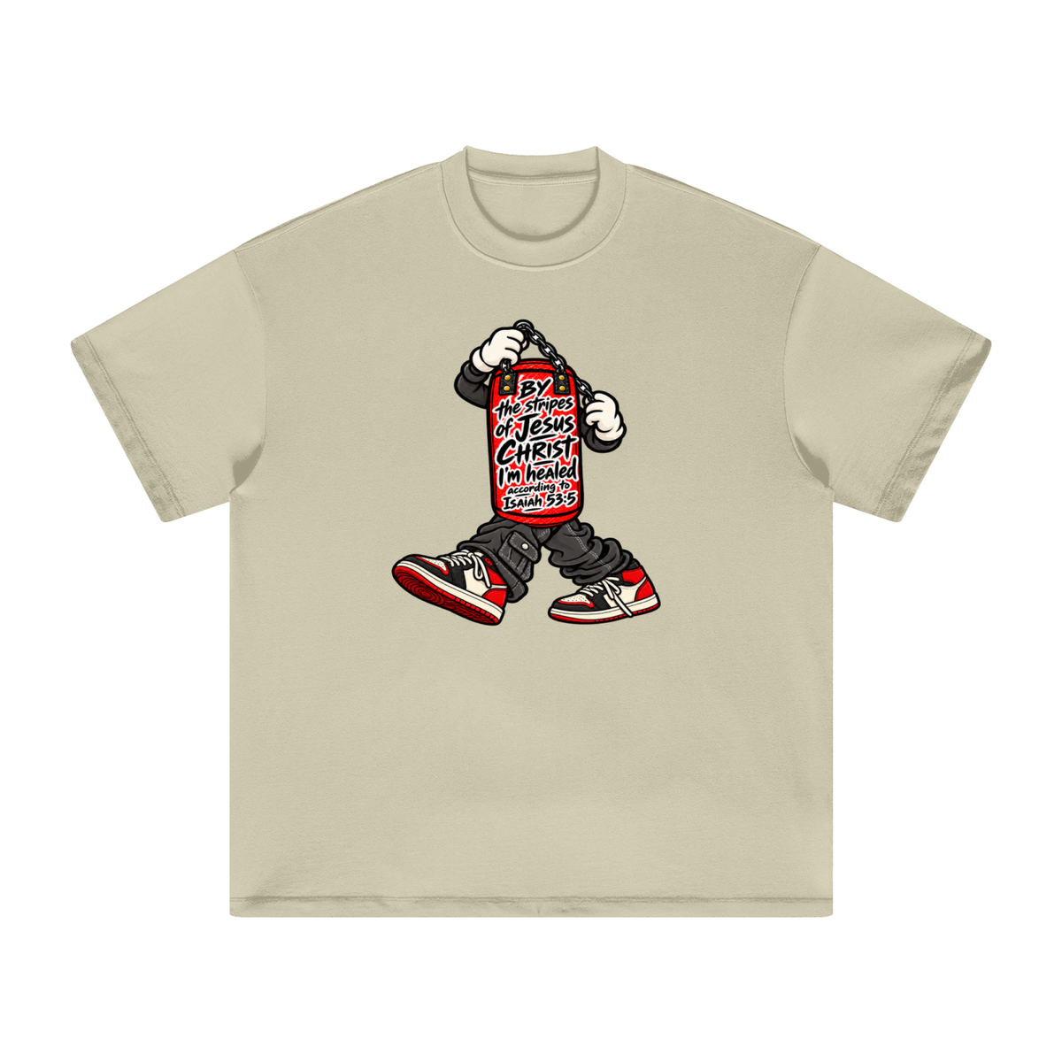 BY the stripes of Jesus CHRIST I'm heAled According to Isaiah 53:5 T-Shirt