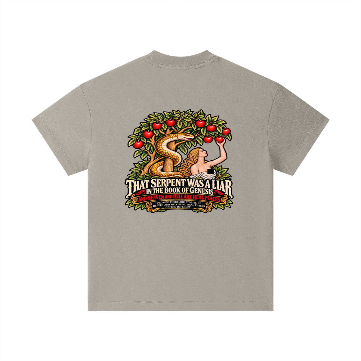REVIVAL ARMOUR THAT SERENT WAS A LIAR IN THE BOOK OF GENESIS AND HEAVEN AND HELL ARE REAL PLACES I PROMISE THESE ARE STORIES OF HEAVEN AND HELL BEING REAL PLACES ON THE INTERNET Kids T-Shirt