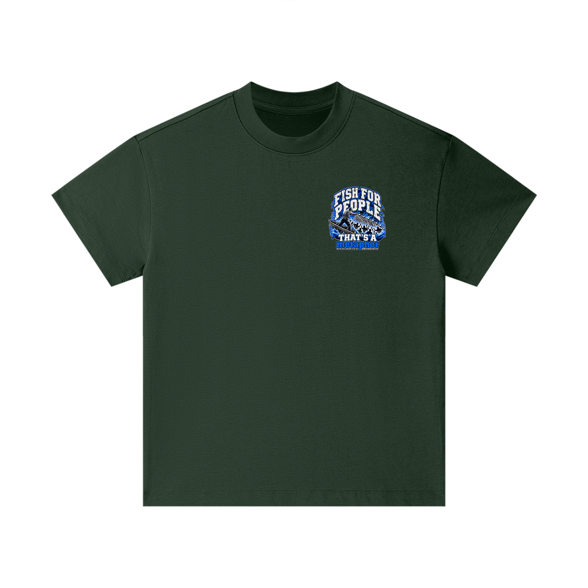 FISH FOR PEOPLE THAT'S A metaphor AND YOU COULD LEARN HOW TO CAST OUT DEMONS ON MICHAELJPHELPS.COM Kids T-Shirt