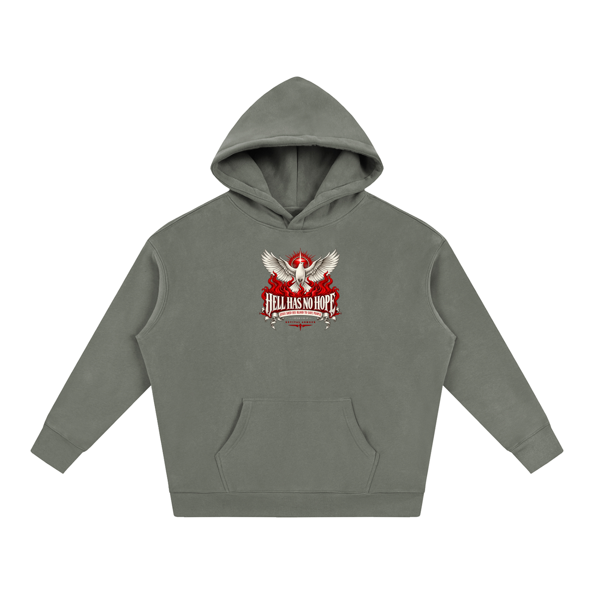 HELL HAS NO HOPE JESUS SHED HIS BLOOD TO SAVE PEOPLE Hoodie