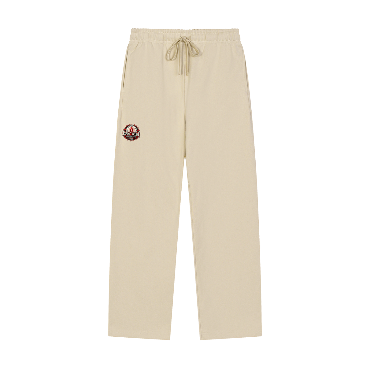 REPENT & BELIEVE JESUS DIED FOR OUR SINS AND HEAVEN AND HELL ARE REAL PLACES MATTHEW 10:28 (THAT'S NOT A quote) Sweatpants
