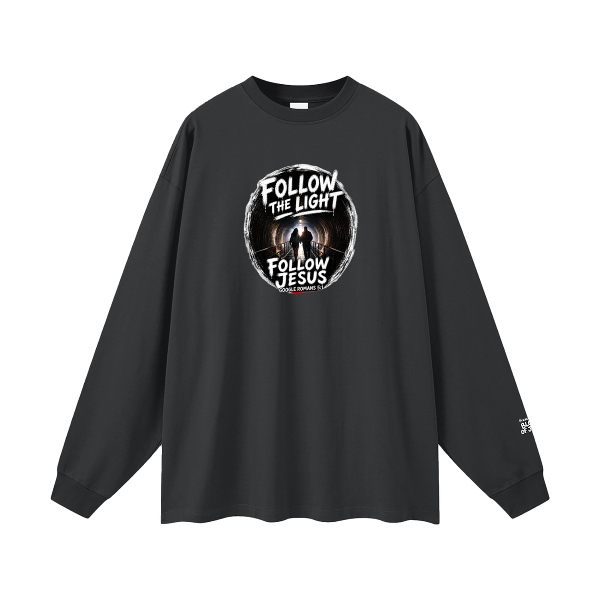 Follow the Light Follow Jesus Long Sleeve T-Shirt