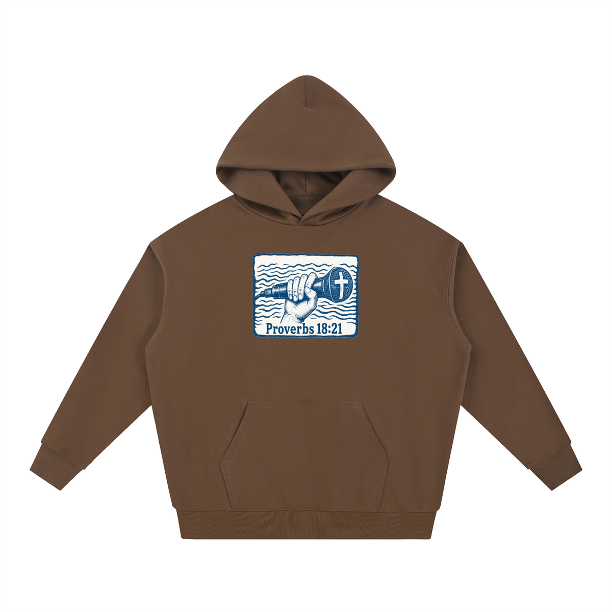 Proverbs 18:21 mic Hoodie