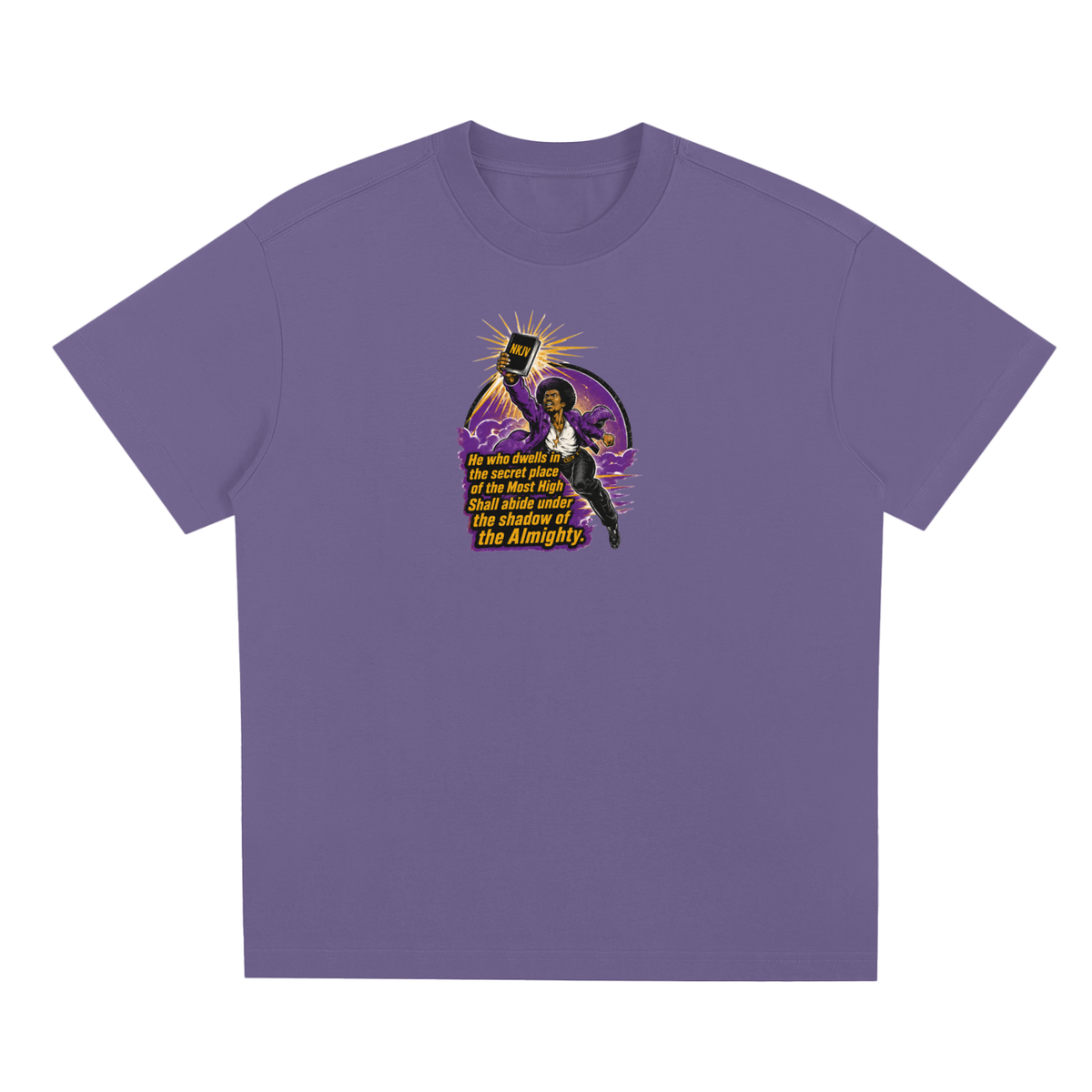 NKJV Psalms 91:1 T-Shirt