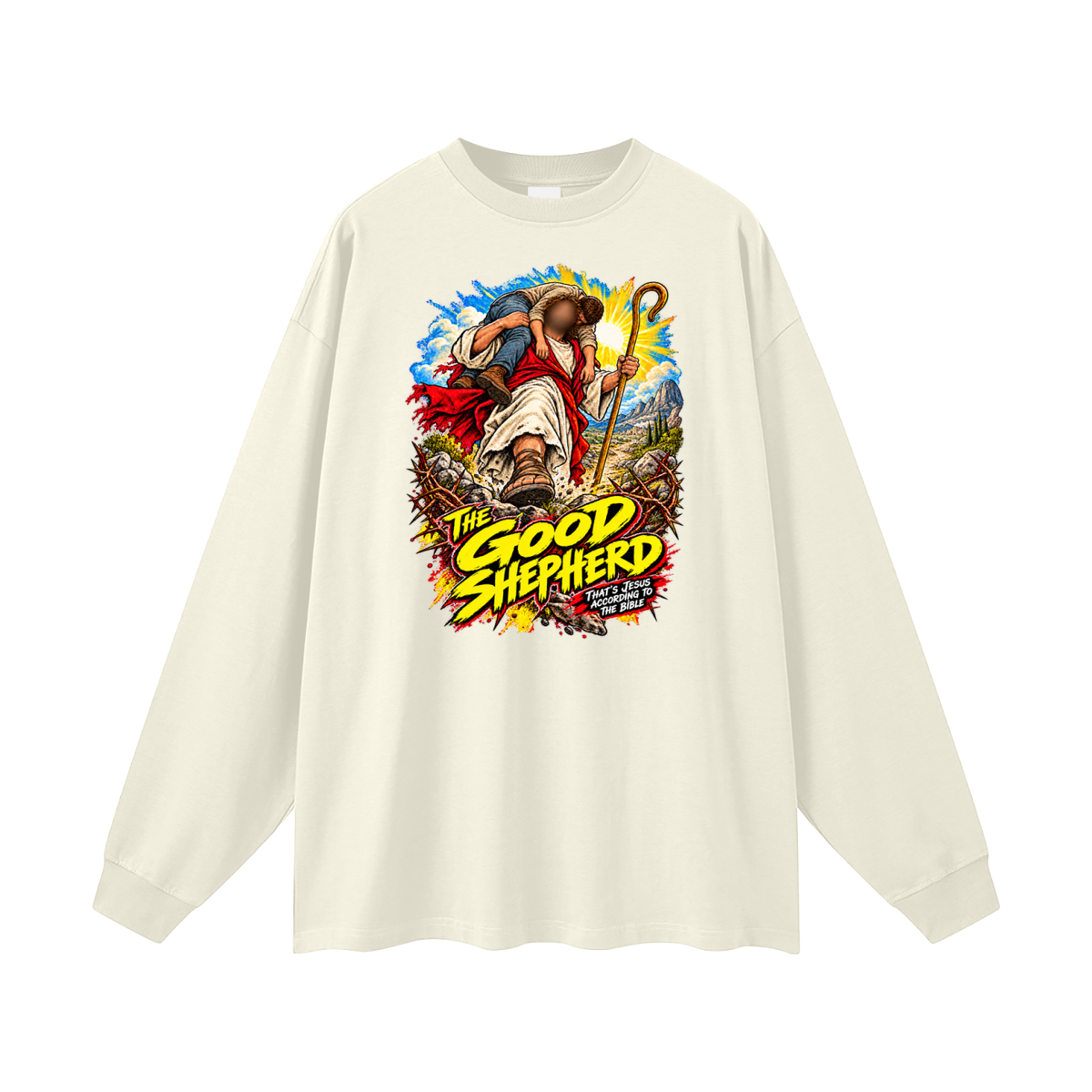 THE GOOD SHEPHERD THAT'S JESUS ACCORDiNG TO THE BiBLE Long Sleeve T-Shirt