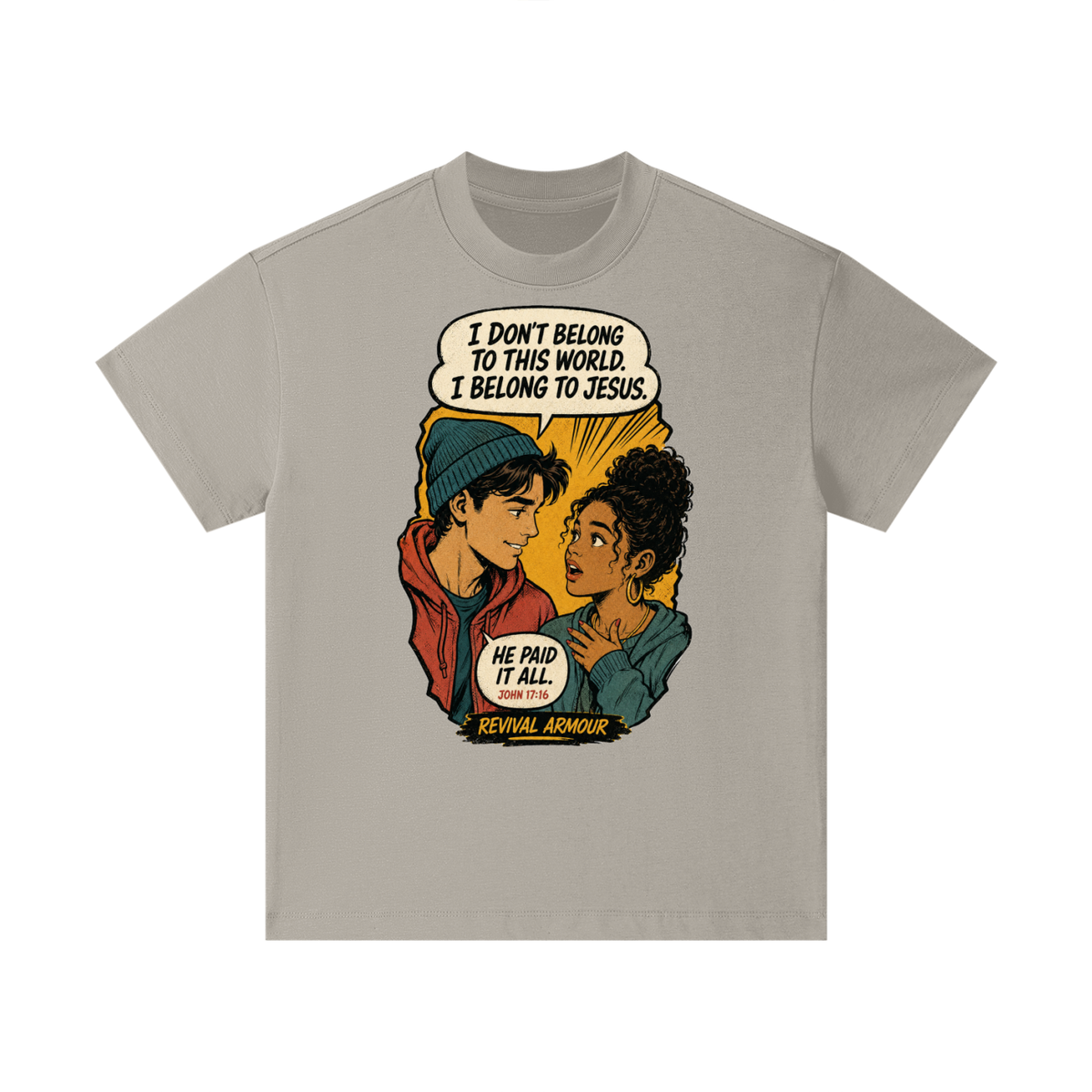 John 17:16 inspired  Kids T-Shirt