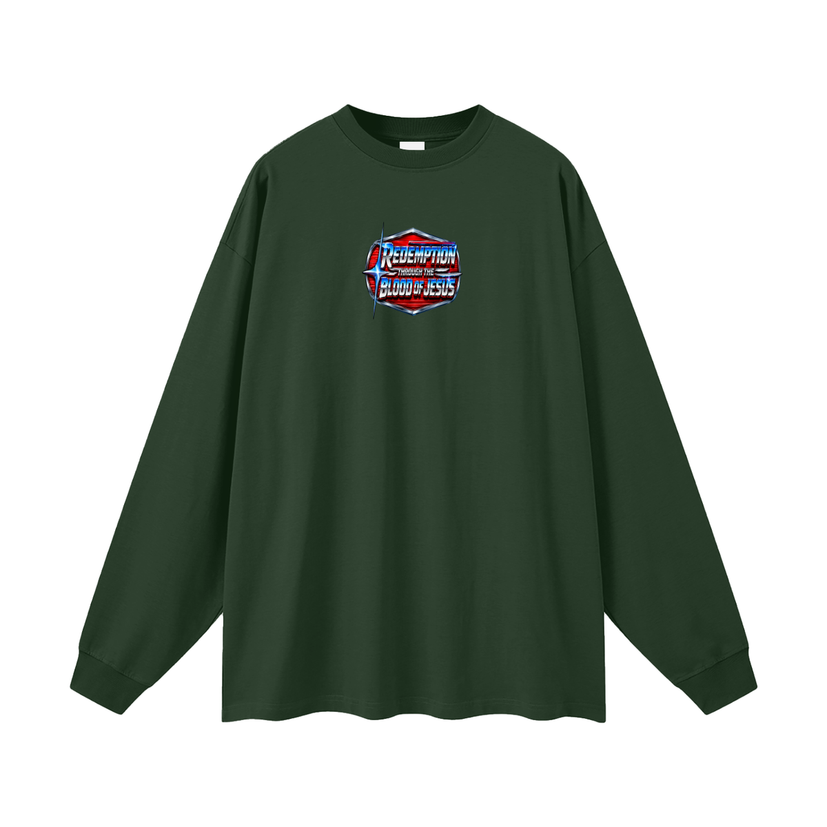 REDEMPTION THROUGH THE BLOOD OF JESUS Long Sleeve T-Shirt